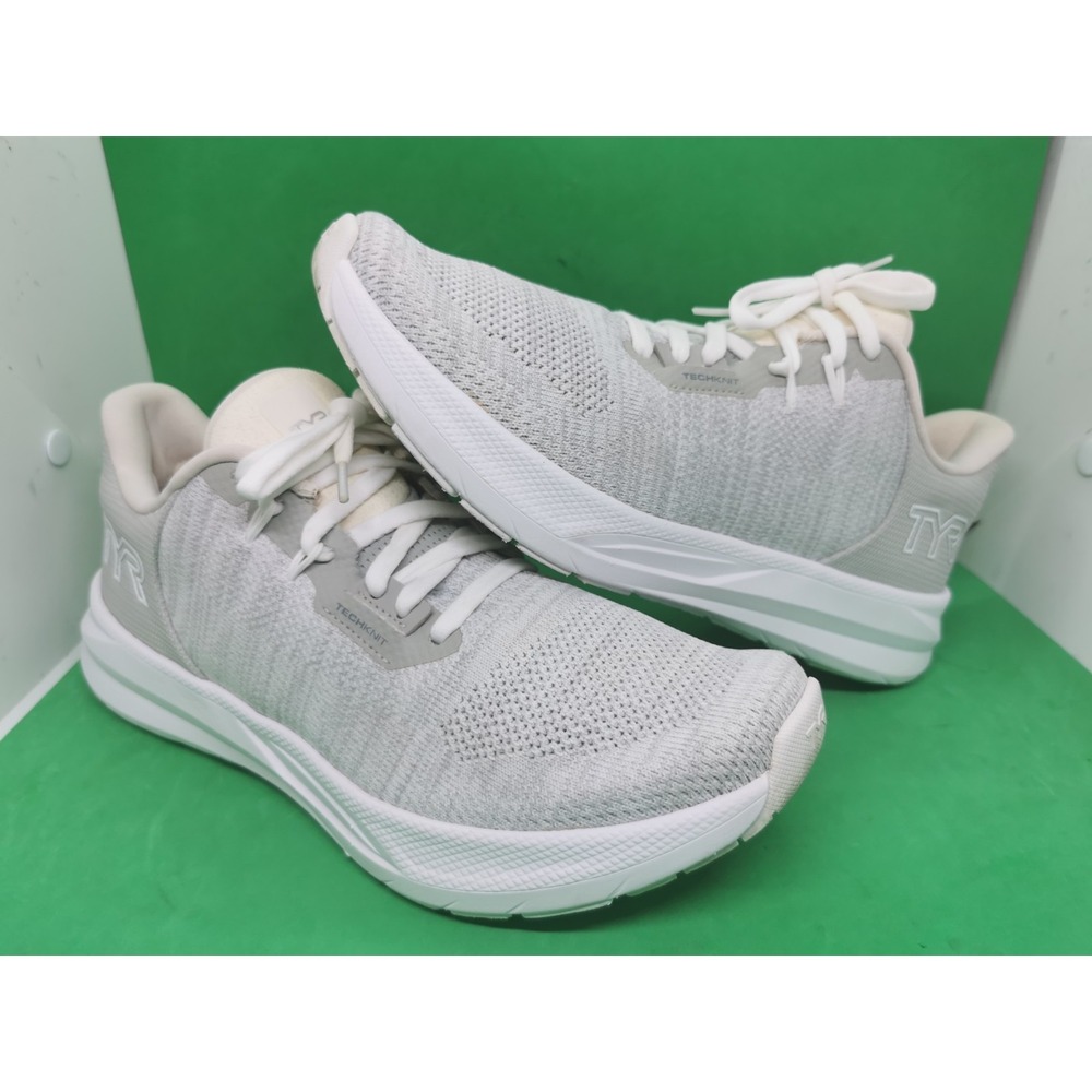 TYR Techknit RNR-1 Men's Seafoam Mesh Upper Lace Up Low Top Shoes Size 8